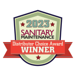 Sani-Cloth Prime awarded 2023_SanitaryMaintenance_Distributor-Choice-Award_042023