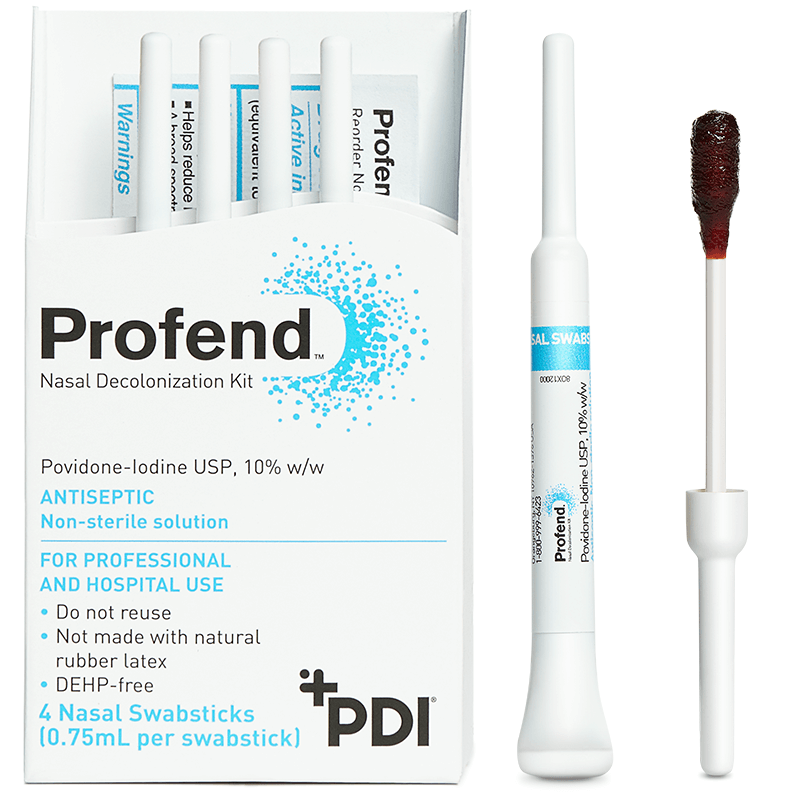 Profend Nasal Decolonization Antiseptic kit (4 nasal swabs)