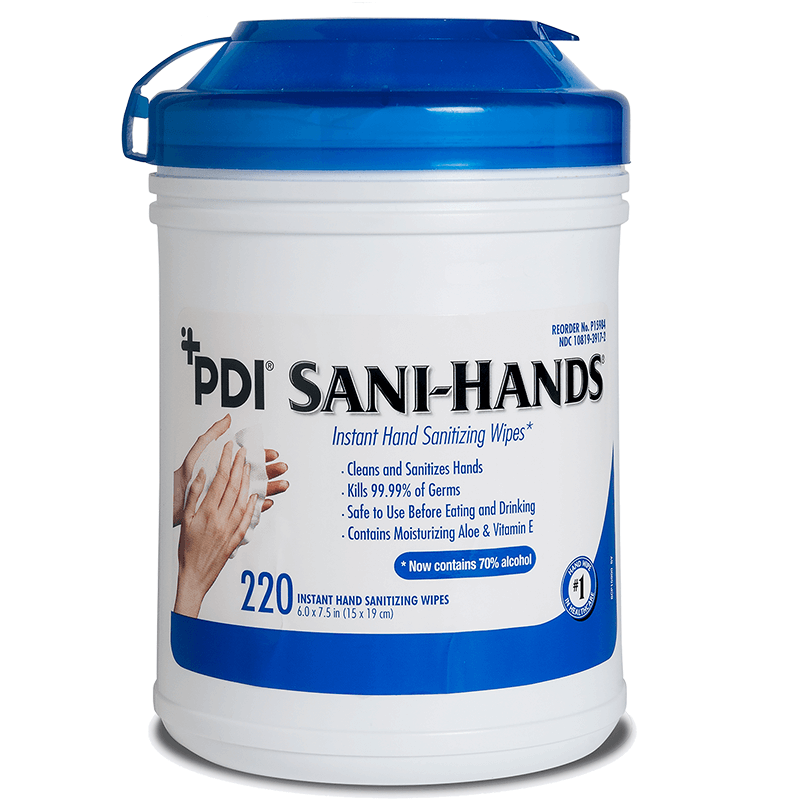 Sani-Hands Sanitizing Hand Wipes (220 wipe container)